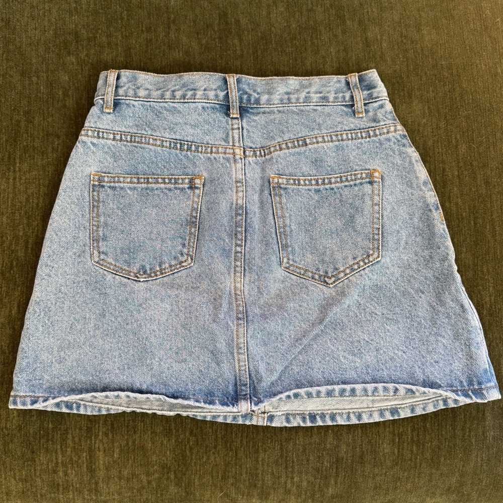 **SOLD**Brandy Melville Denim Mini Skirt - Picture 2 of 4